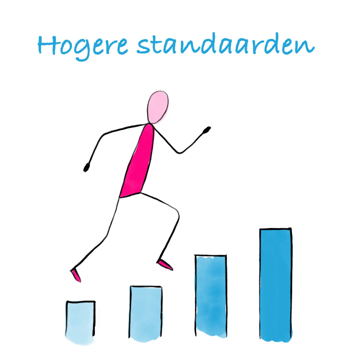 Ninke van der Leck over hogere standaarden in 5 star business - cartoon